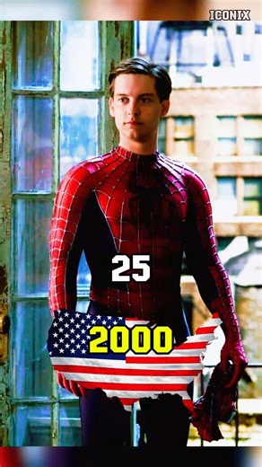 Tobey Maguire Age Evolution (1975–2026) 🕷️🎬 #shorts