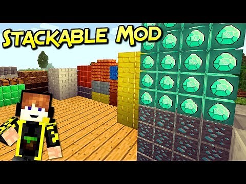 Stackable Mod | Organiza Tus Objetos Con Estilo Y Funcionalidad | Minecraft 1.12.2 | Review Español