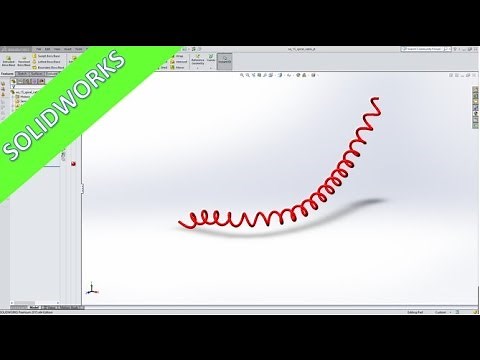 Spiral Cable - SolidWorks 2015 Training - Swept Surface