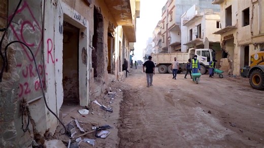 2.7K views · 19 reactions | Months after devastating floods lashed the Libyan city of Derna, construction workers are helping rebuild damaged structures and landmarks | Reuters | Facebook