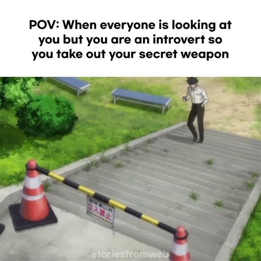 POV: When everyone is looking at you and you're an introvert #fyp #shorts #anime