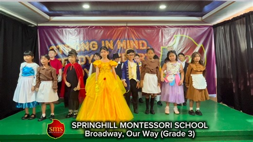 GRADE 3 – Beauty and the Beast Grade 3 invites us from a charming village into a magical castle, where curiosity blossoms into compassion, hospitality warms the spirit, and kindness transforms what once seemed frightening. Their presentation captures a gentle tale of wonder, friendship, and beauty found within. | Springhill Montessori School