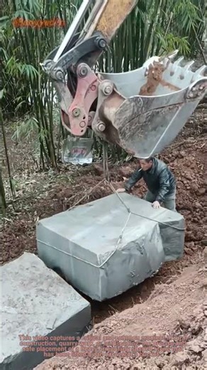 The SAFEST Way to Land a Giant Stone! 🦀 Digger & Human Teamwork