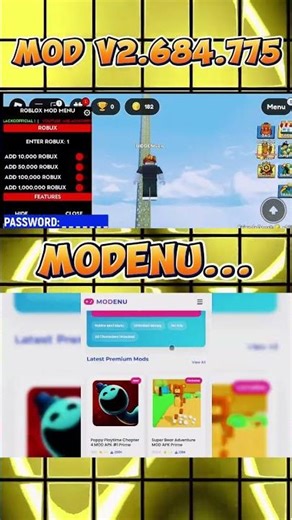 Roblox Custom Menu 2025 – Latest Version for Android & iOS 📲 #shorts