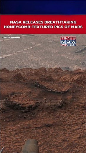 NASA Releases Stunning Honeycomb Textured Mars Images Captured By Curiosity Rover #shorts