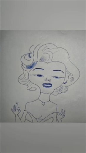 😍🥰😅How to draw lady cartoon#shorts#drawing#cartoondrawing