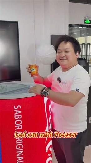 Our LED display works perfectly with freezers — making your beverage brand stand out from the crowd!