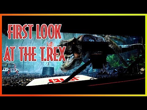 FIRST T.REX ENCOUNTER - JURASSIC PARK OPERATIONS