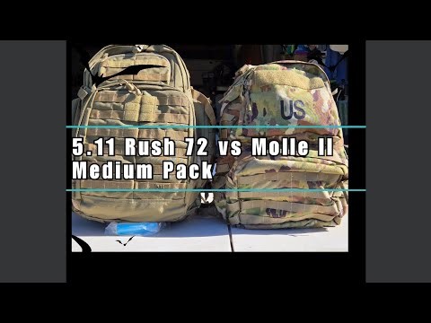● Don't Buy Until You See This: Rush 72 vs. MOLLE II Medium Rucksack