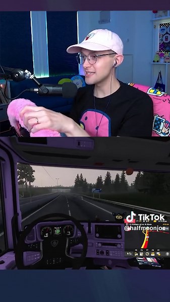 Driving at Night in Euro Truck Simulator 2