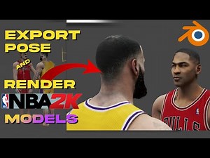 [Blender tutorial] Export and RIG NBA 2K CHARACTERS in 15 minutes