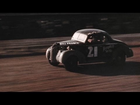 Never before seen footage of Big Bill France racing in the 1940s