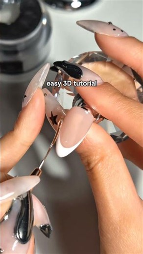 quick tutorial in 19 secs #3dnailart #nailart