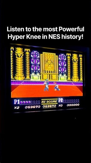 The absolute power of the final Hyper Knee in Double Dragon II NES