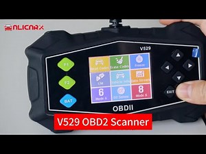 V529 Multilingual Color Screen OBD2 Scanner Automotive Diagnostic Tool Fault Code Reader