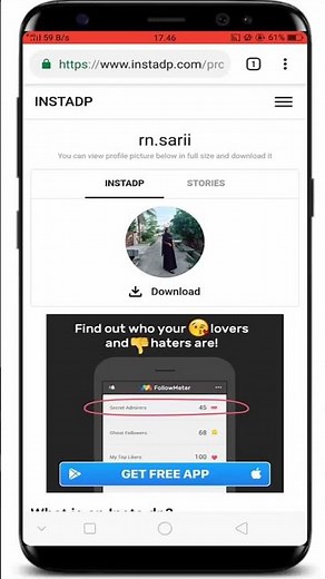 How to View Instagram Profile Photos Without an App #Shorts
