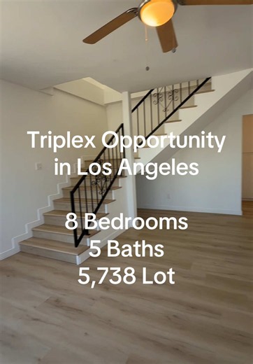 🏡 Triplex Opportunity in Los Angeles 💰 3 units. Multiple income streams. Endless possibilities. 👀 ✨ Unit 1: 5 Bed | 3 Bath ✨ Unit 2: 2 Bed | 1 Bath ✨ Unit 3: 1 Bed | 1 Bath 💲 Listed at $999,000 Whether you’re looking to house hack, expand your investment portfolio, or generate rental income, this LA triplex is worth a look. 📩 DM me “TRIPLEX” for more details or a private tour! #LosAngelesRealEstate #TriplexForSale #InvestmentProperty #HouseHacking #RealEstateInvestor @Cup of Equity | LA Rea