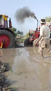 Tractor fail in muddy field | Asad Ali Sahito