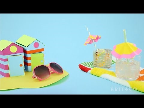 How to DIY Umbrella Straws