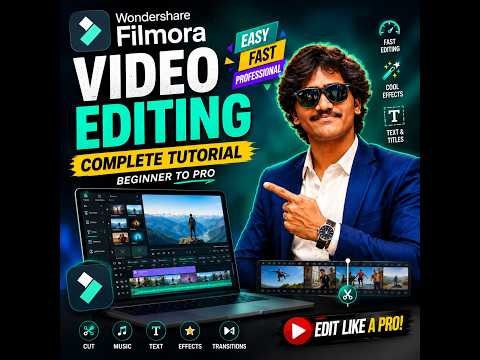 Learn Filmora Video Editing Step by Step | Full Guide 2026