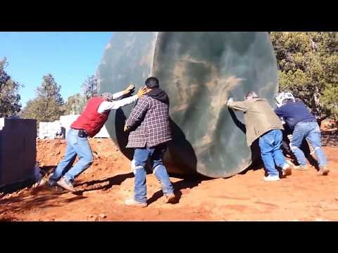 How to Set up a 5000 Gallon Rainwater Tank Without a Crane