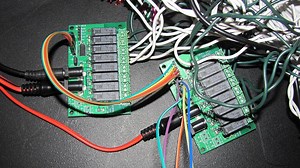 Daisy Chained Shift Register Controlled Relay Cards