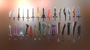 Fantasy Armory - Sword Collection Vol.1 - Buy Royalty Free 3D model by vulcanus