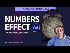 After Effects: Date & Time (Numbers Effect)