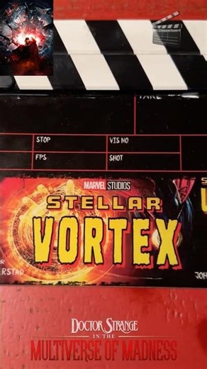 Doctor Strange in the Multiverse of Madness (2022) Original Production Insert Clapperboard #marvel