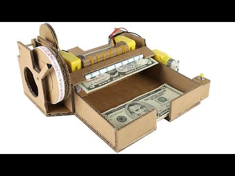 How To Make Money Counting Machine - Cardboard