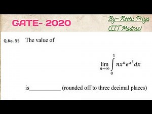 Gate Mathematics solution 2020, question no. 55