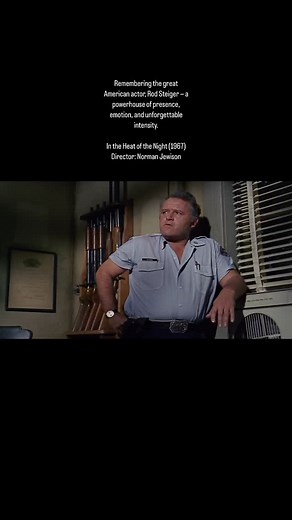 Remembering the great American actor, Rod Steiger — a powerhouse of presence, emotion, and unforgettable intensity. In the Heat of the Night (1967) Director: Norman Jewison In his Oscar-winning performance as Police Chief Bill Gillespie, Steiger delivered a masterclass in controlled tension, racial reckoning, and the slow thaw of understanding. Opposite Sidney Poitier’s Virgil Tibbs, he didn’t just act — he listened, he reacted, he transformed. A film as relevant today as it was then. A performa