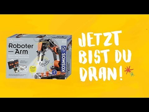 KOSMOS Roboter-Arm – Modellbausatz für deinen elektrischen Roboterarm