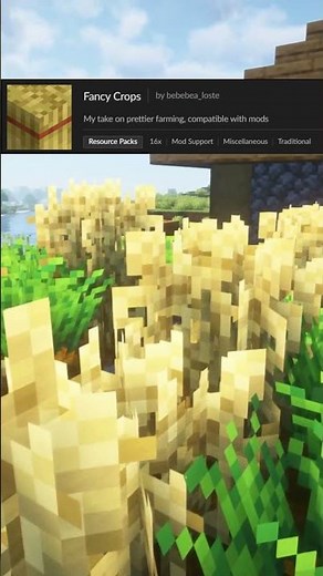Minecraft's BEST Resource Packs Part 1 - Fancy Crops