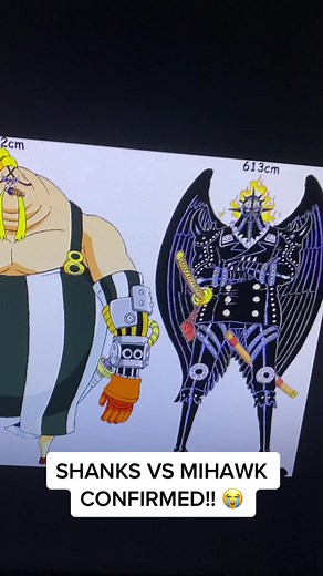 Shanks vs Mihawk: Who is Stronger? Height Comparison Revealed!