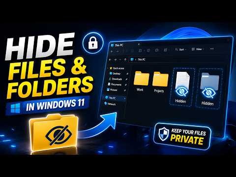 How to Hide Files & Folders in Windows 11 (Fast & Easy)