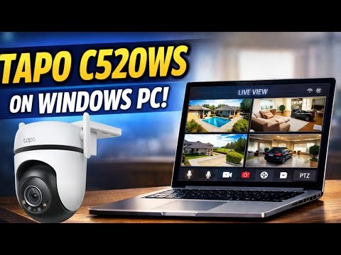 Tapo C520WS on a Windows Computer
