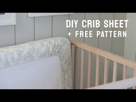 Make a Fitted Crib Sheet in Under 1 Hour + Free Pattern
