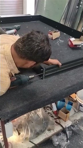 Aluminium Windows Fitting #windows #upvcprofile #home #interiordesign #shorts #viral #shortsfeed