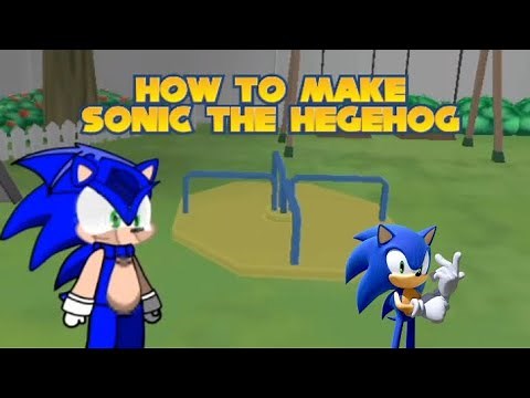 How to make Sonic The Hedgehog In Gacha Online. (V2)