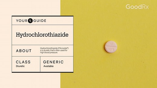 What Is Hydrochlorothiazide? Uses, Side Effects, Dosage & Reviews  - GoodRx