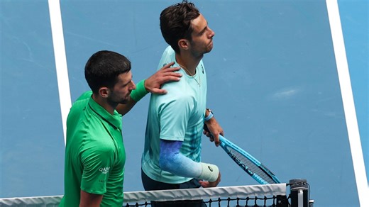 'Extremely lucky' Djokovic survives almighty scare