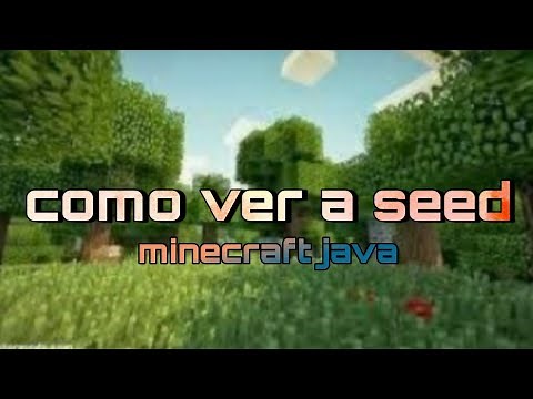 como ver a seed no seu mapa do minecraft java