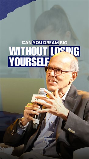 Inspiration by I.I.M.U.N. on Instagram: "Ambition is not the enemy. Obsession is. Dr. D. Subbarao reminds us that you do not have to choose between being attached and being aware. You can dream big. You can be aspirational. You can stay deeply invested in your goals. But if you forget to enjoy the journey, you lose something far more important than success itself. Watch Dr. D. Subbarao explain how to stay attached to your goals without being consumed by them. Why the journey deserves as much att