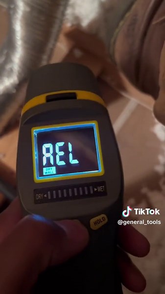 Checking suspicious water stains and addressing the situation has never been simpler than now, thanks to the MM9 Pin/Pinless Moisture Meter from General Tools! 👍 Available today at @homedepot! 📸: @terae.b 🤝 #moisture #moisturemeter #mold #detection #generaltools