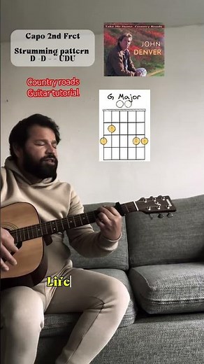 Country Roads - John Denver | Guitar Tutorial #guitartutorial