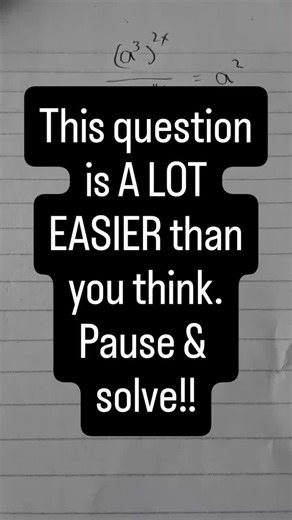 How to solve power equations for IGCSE Math 0580. Save this for your revision!#mathstips #mathrevision #mathshelp #igcse2026 #igcsemath