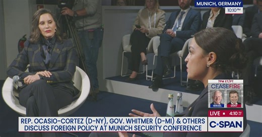 Rep. Ocasio-Cortez, MI Gov. Whitmer & Others Discuss Foreign Policy at Munich Security Conference
