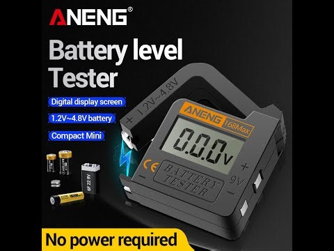 ANENG 168MAX Pocket Battery Lab – 1.2-9 V Universal