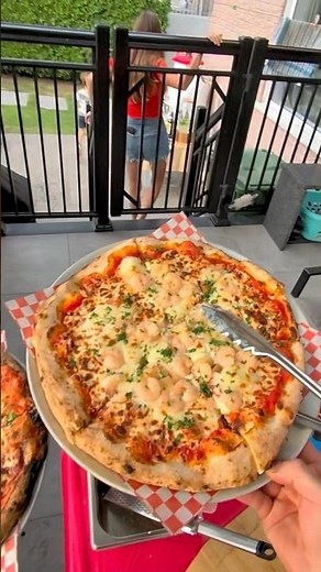 Backyard pizza party🍕🔥